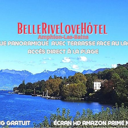 Bellerive Love Suite Magnifique Vue Lac Амфион-ле-Бен Экстерьер фото